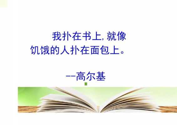 扑在书籍（我扑在书籍上就像饥饿的人扑在面包上的意思）